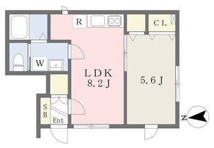 Ｌｏｆｔｙ　Ｃｈａｌｅｔの物件間取画像